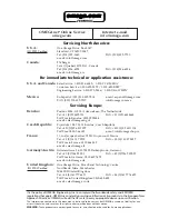 Предварительный просмотр 2 страницы Omega Engineering DIN-190 Series User Manual