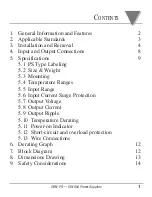 Preview for 3 page of Omega Engineering DIN-RAIL DRN-PS-750 Operator'S Manual