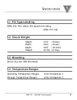 Preview for 11 page of Omega Engineering DIN-RAIL DRN-PS-750 Operator'S Manual