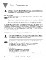 Preview for 16 page of Omega Engineering DIN-RAIL DRN-PS-750 Operator'S Manual