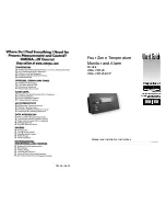 Предварительный просмотр 1 страницы Omega Engineering Four Zone Temperature OMA-VM520 Manual And Installation Instructions