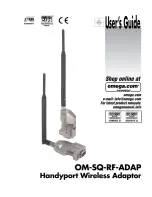 Предварительный просмотр 1 страницы Omega Engineering Handyport Wireless Adaptor OM-SQ-RF-ADAP User Manual