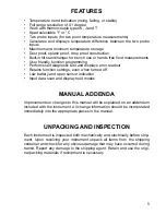 Предварительный просмотр 7 страницы Omega Engineering HH-21 User Manual