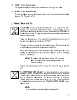 Предварительный просмотр 15 страницы Omega Engineering HH-21 User Manual