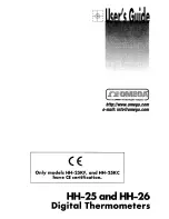 Предварительный просмотр 1 страницы Omega Engineering HH-25 User Manual