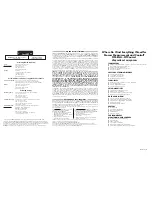 Предварительный просмотр 2 страницы Omega Engineering HH801A Operating Instructions