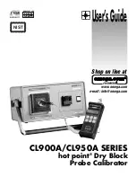 Omega Engineering hot point CL900A Series User Manual preview