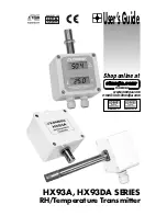 Omega Engineering HX93A SERIES User Manual предпросмотр