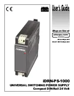 Omega Engineering iDRN-PS-1000 User Manual preview