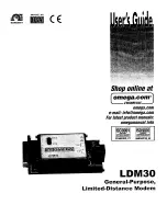 Omega Engineering LDM30 User Manual preview