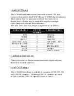 Preview for 4 page of Omega Engineering LSC6400 User Manual