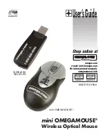 Omega Engineering mini OMEGAMOUSE User Manual preview