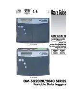 Preview for 1 page of Omega Engineering OM-SQ2020 Series User Manual