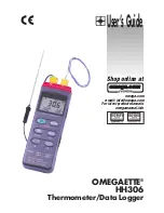 Omega Engineering OMEGAETTE HH306 User Manual предпросмотр