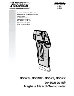 Omega Engineering OS520 Handbuch предпросмотр