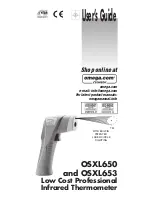 Предварительный просмотр 1 страницы Omega Engineering OSXL650 User Manual