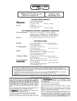 Preview for 3 page of Omega Engineering PPP-3P Operator'S Manual