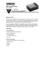 Omega Engineering PSP Instruction Sheet preview