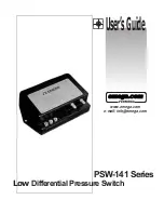 Omega Engineering PSW141 series User Manual preview