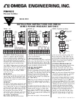 Omega Engineering PSW400 Instruction Sheet preview