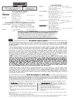 Предварительный просмотр 2 страницы Omega Engineering PSW400 Instruction Sheet