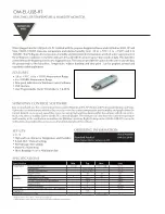 Предварительный просмотр 3 страницы Omega Engineering Real Time USB Temperature and Humidity Monitor OM-EL-USB-RT Instruction Sheet