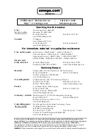 Preview for 2 page of Omega Engineering RS-422A Instruction Manual