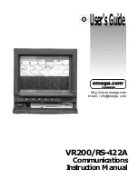 Предварительный просмотр 1 страницы Omega Engineering VR200 Instruction Manual