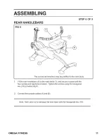 Preview for 11 page of Omega fitness CO-BR130 Series Instruction Book