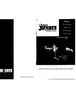 Omega Juicers 8002 Nutrition Center Instruction Manual preview