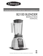 Omega Juicers B2100 Instruction Manual preview