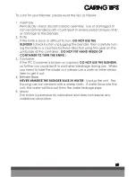 Preview for 11 page of Omega Juicers B2100 Instruction Manual