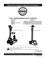 Preview for 9 page of Omega Lift Equipment 23221C Operating Instructions & Parts Manual