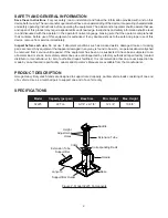 Preview for 2 page of Omega Lift Equipment 32225 Owner'S Manual