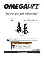 Preview for 9 page of Omega Lift Equipment 32225 Owner'S Manual