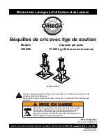 Предварительный просмотр 5 страницы Omega Lift Equipment 32225B Operating Instructions & Parts Manual