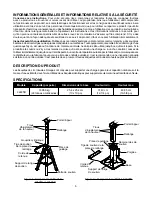 Предварительный просмотр 6 страницы Omega Lift Equipment 32225B Operating Instructions & Parts Manual