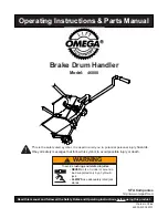 Omega Lift Equipment 46000 Operating Instructions & Parts Manual preview