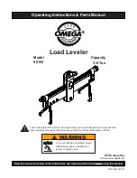 Omega Lift Equipment 90153 Operating Instructions & Parts Manual preview