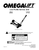 Omega Lift Equipment GQ025L Manual preview
