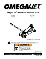 Omega Lift Equipment MagicLift 25030B Manual preview