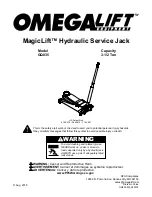 Omega Lift Equipment MagicLift GQ035 Quick Start Manual preview