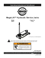 Предварительный просмотр 2 страницы Omega Lift MagicLift 25037 Operating Instructions Manual