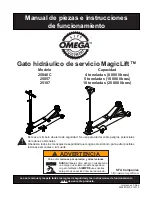 Preview for 15 page of Omega Lift MagicLift 25048C Operating Instructions & Parts Manual