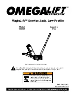 Preview for 1 page of Omega Lift MagicLift 29023B User Manual