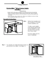 Preview for 1 page of Omega National Products KitchenMate P06550MNL1 Assembly Instructions