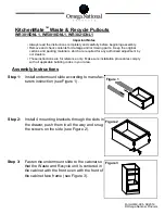 Preview for 1 page of Omega National Products KitchenMate WR3015DNL1 Assembly Instructions