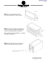 Preview for 2 page of Omega National Products WINE RACK LATTICE Installation Instructions