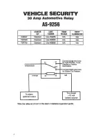 Omega Vehicle Security AS-9256 Schematic Diagram preview