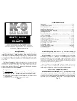 Preview for 1 page of Omega Vehicle Security K9-6ATV2 Owner'S Manual